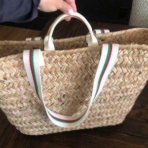 Clare V straw bag